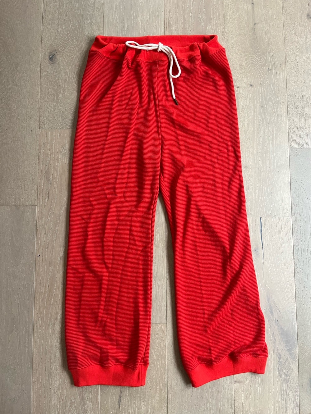 THE GREAT. The Lantern Pant Sweatpants in Red Stripe Sz 3 (Women’s Large) - Picture 2 of 6